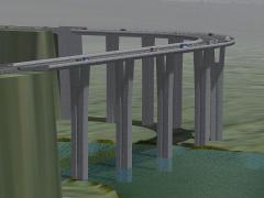 Sechsspurige Autobahnbr�cke als Spl im EEP-Shop kaufen